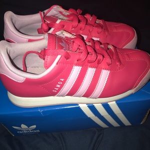 Grade School adidas Samoa red/pink